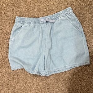 Cat & Jack Light Denim High Waist Shorts